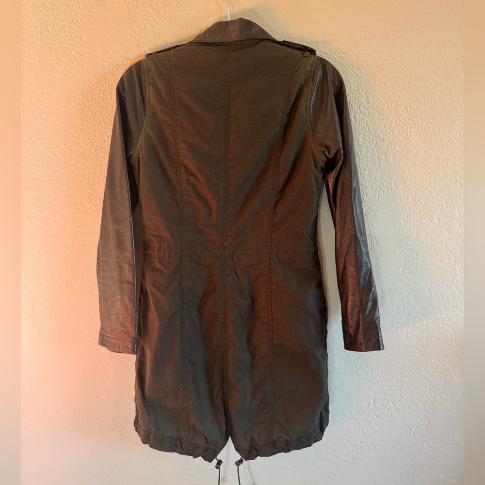 Barbour Leather & Canvas Jacket - Picture 7 of 9